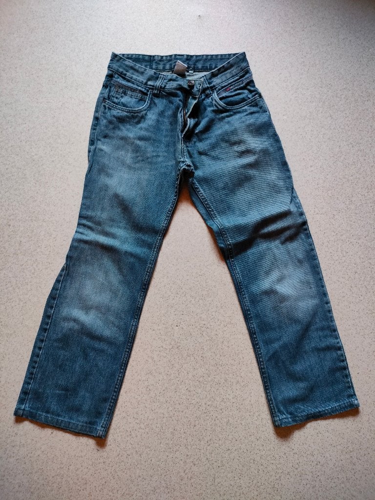 blauwe jeans broek jongen Here & There 170 goede staat, Ophalen of Verzenden, Zo goed als nieuw, Jongen, Broek