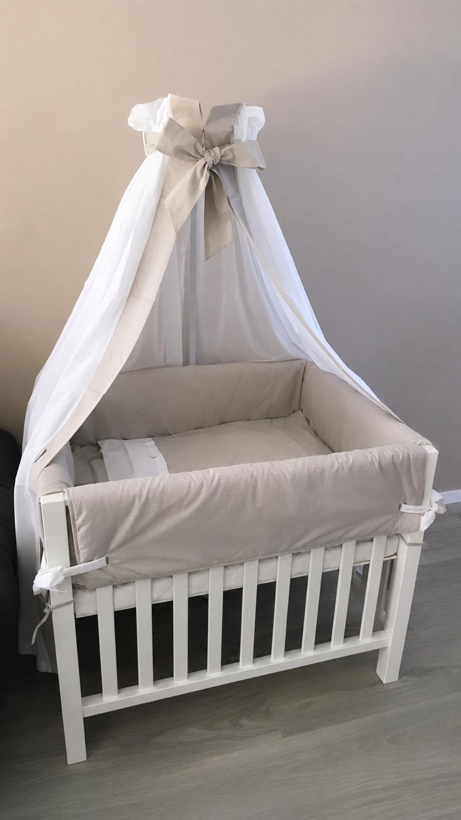 Baby box met Matras,textiel en hemel., Ophalen, Zo goed als nieuw, Ledikant