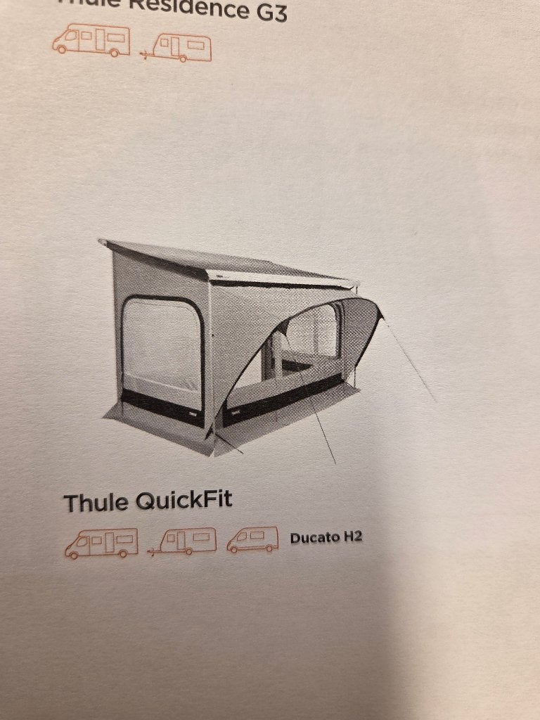 Nieuwe Thule 310 XL Quick Fit-luifel voor camperluifel, Ophalen, Nieuw, Thule