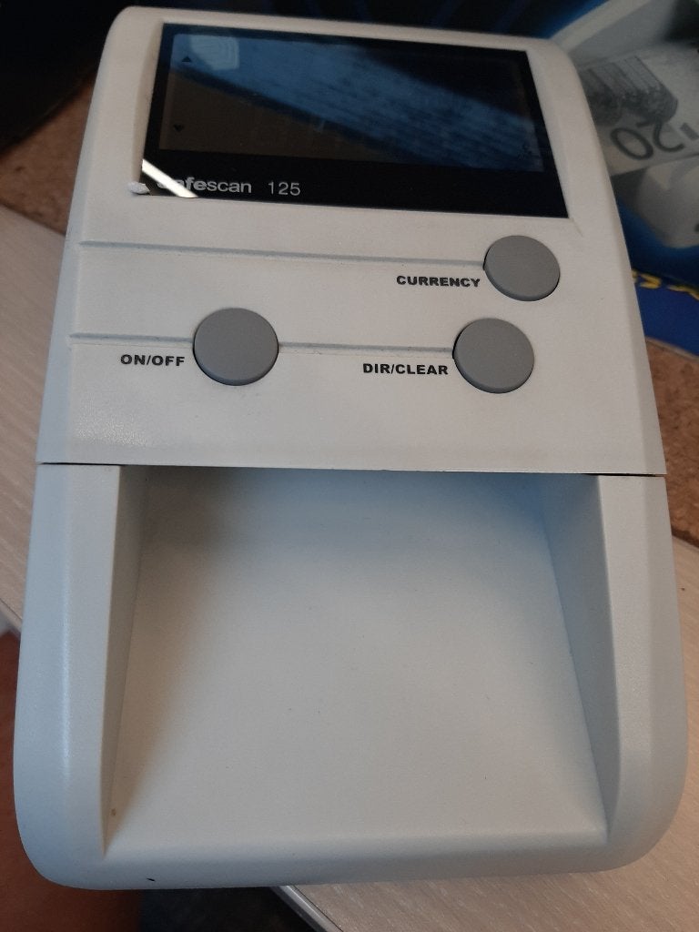 Safescan 125 Counterfeit Detector, Ophalen, Gebruikt