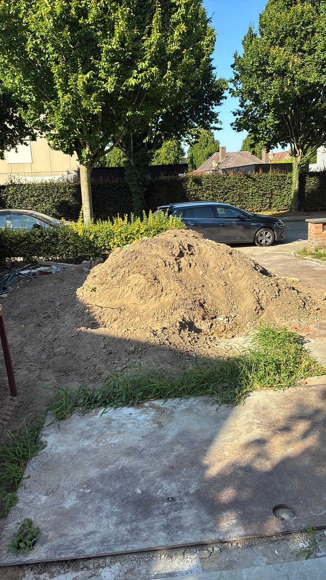 Gratis grond, Enlèvement