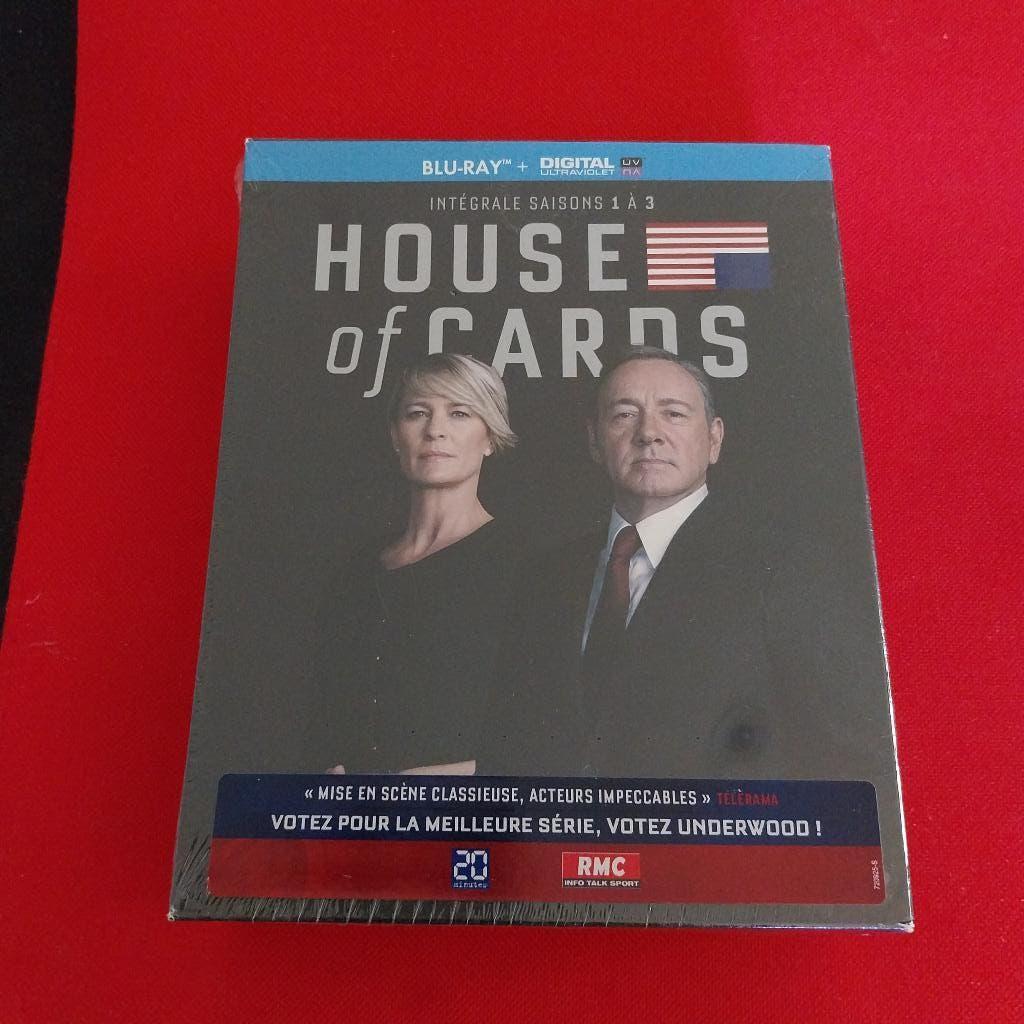 Blu-Ray DVD-boxset -House of Cards seizoenen 1 tot 3 NIEUW, Cd's en Dvd's, Ophalen, Nieuw in verpakking, Avontuur, Boxset
