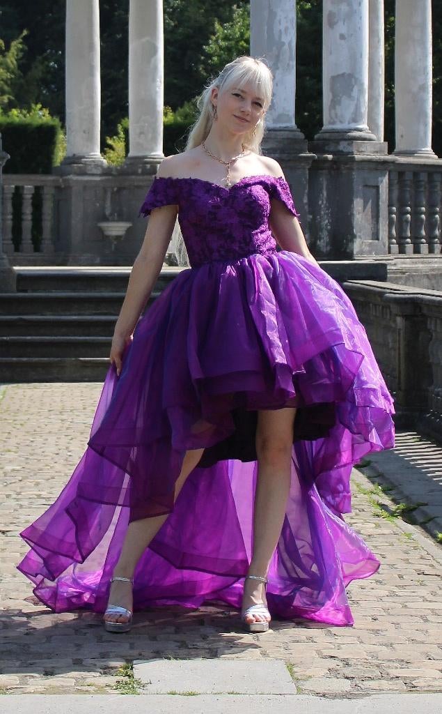 Robe de soirée violet (T 36), Neuf, Robe de gala, Enlèvement ou Envoi, Taille 36 (S)