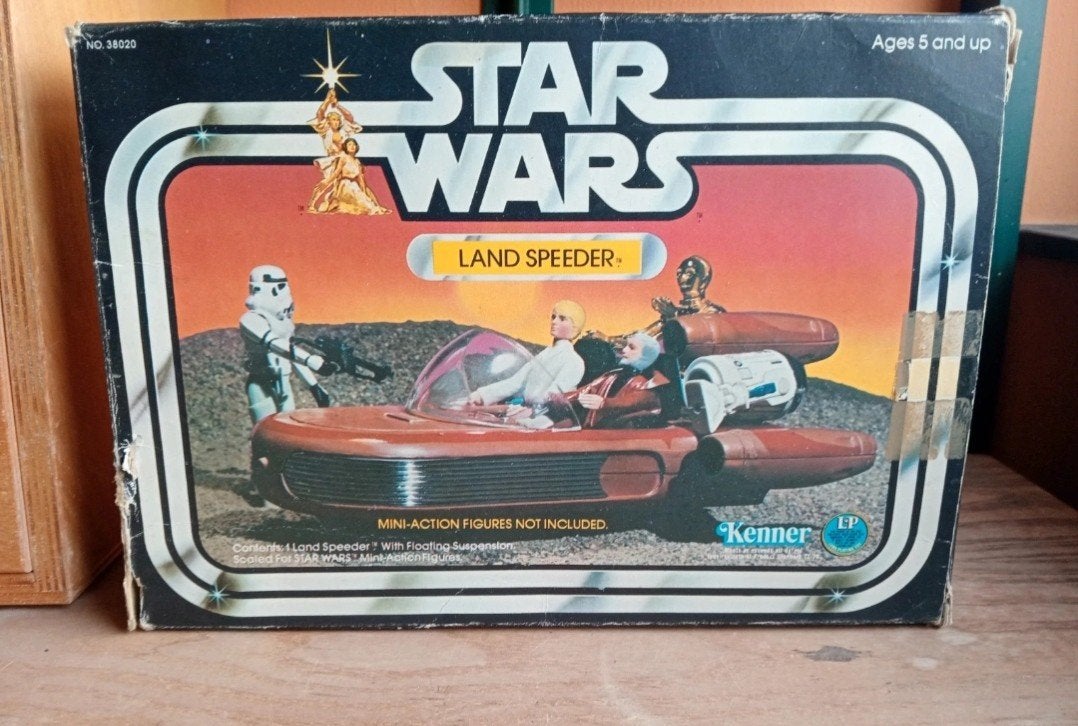 Star wars vintage land speeder 1977 (ALLEEN) doos, Verzenden, Gebruikt