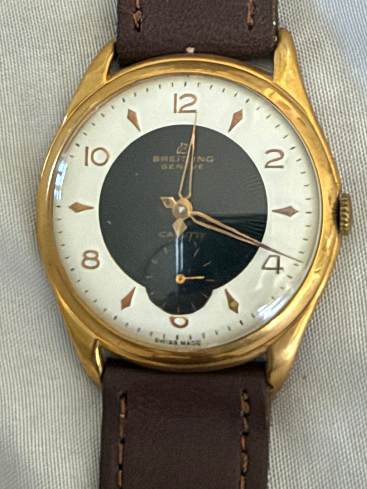 Breitling horloge uit de jaren 50, Ophalen of Verzenden