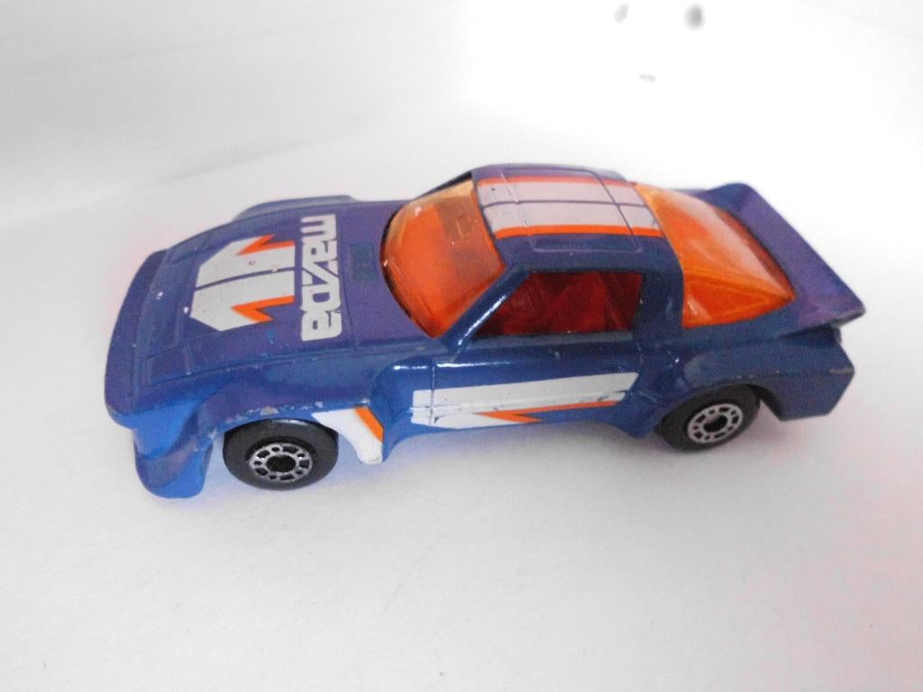 Matchbox Mazda RX7 (Blauw), Ophalen of Verzenden, Zo goed als nieuw, Auto's