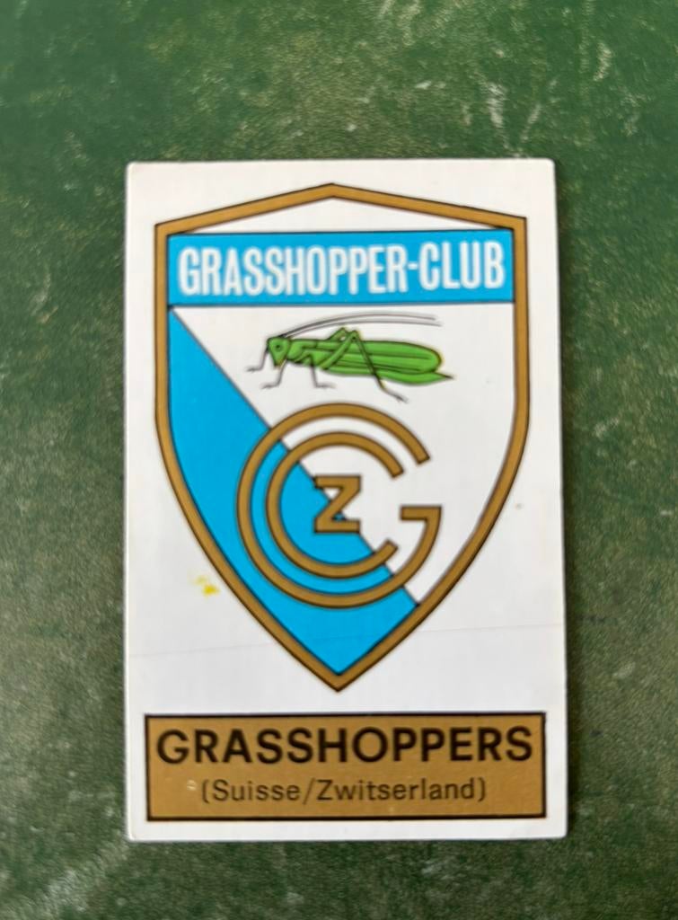 Panini plaatje embleem Grasshoppers Football 72-73, Verzamelen, Verzenden