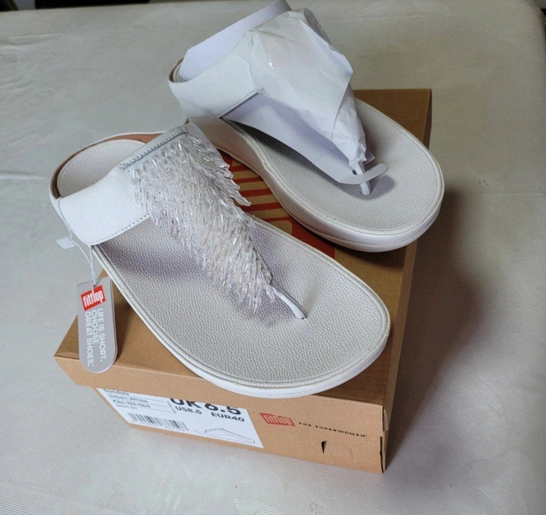 Fitflop teenslippers mt 40 Nieuw, Nieuw, Ophalen of Verzenden, Fitflop, Wit