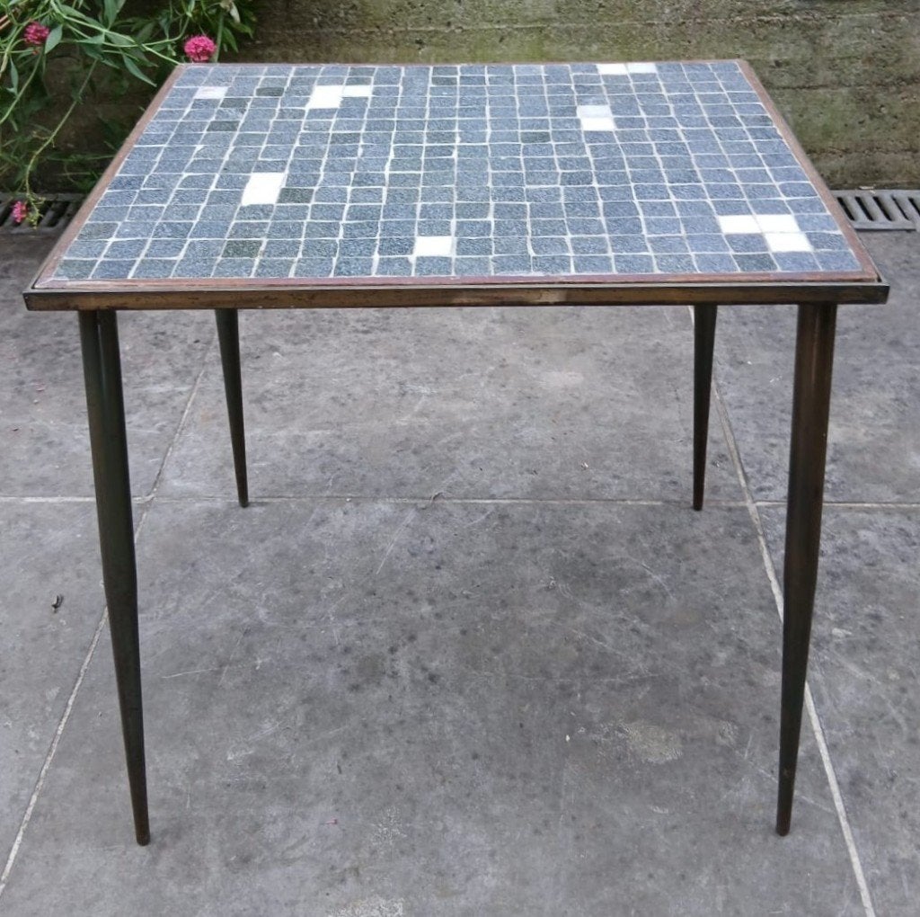 vintage bijzettafel, Ophalen