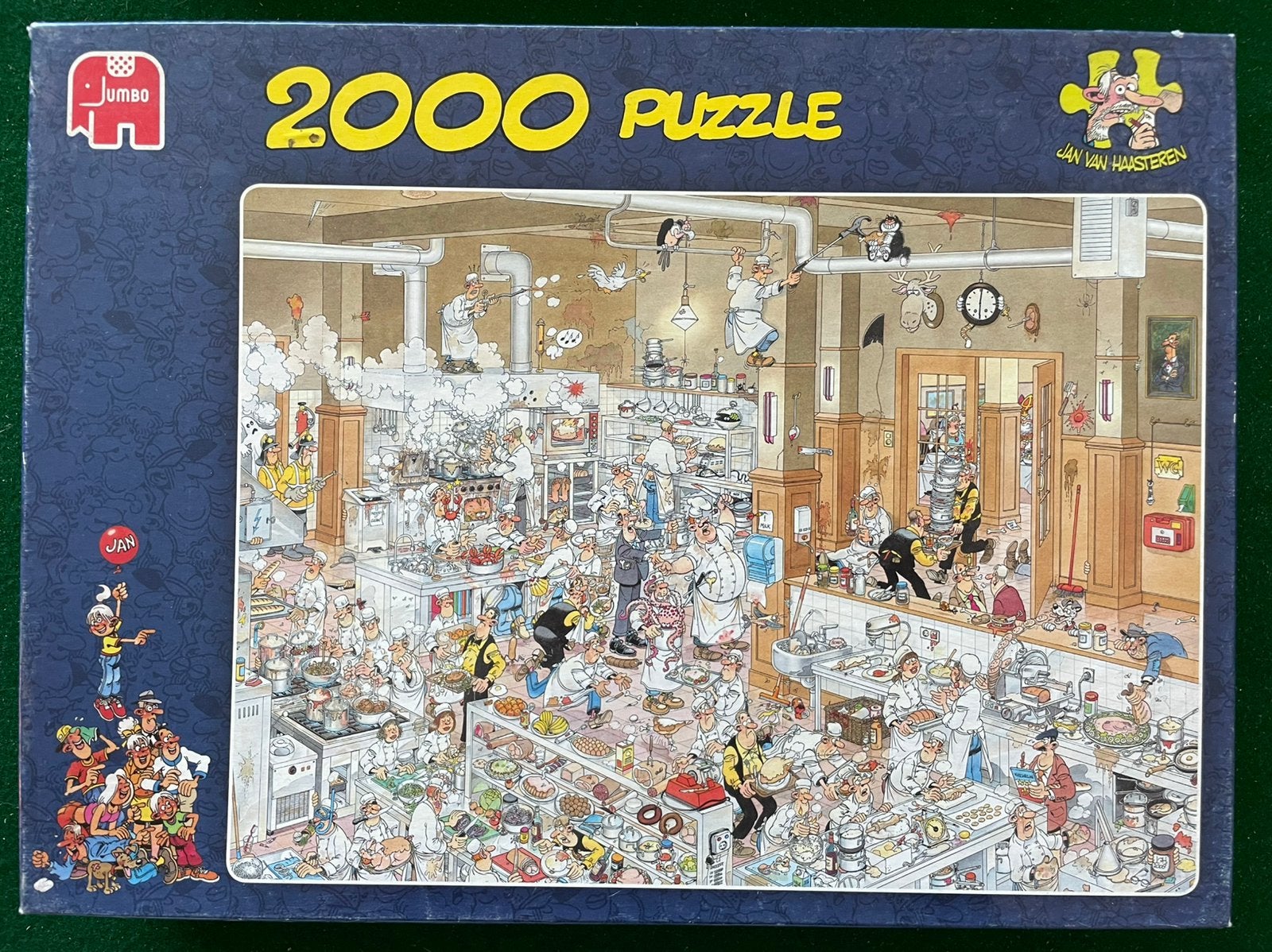 Jan van Haasteren 2000 stukjes - De Keuken, Hobby en Vrije tijd, Denksport en Puzzels, Ophalen of Verzenden, Gebruikt
