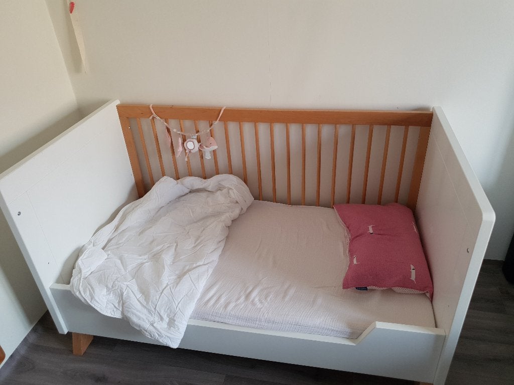 Bopita Lisa Meegroeibed (70x140), Ophalen, Zo goed als nieuw, Minder dan 140 cm, Matras