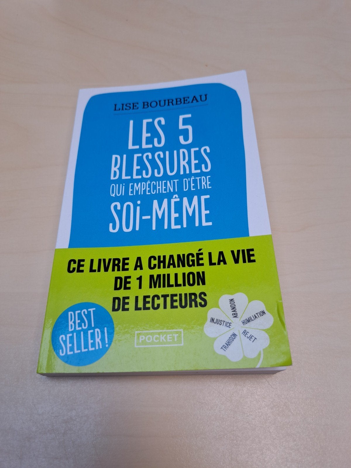 livre les 5 blessures qui empêchent d'être soi-même, Livres, Enlèvement