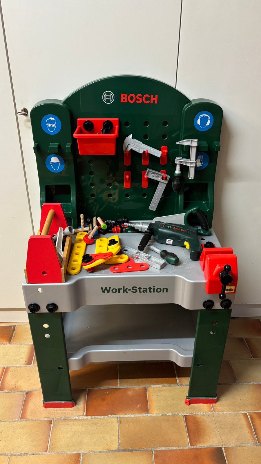 Bosch werkbank voor kinderen, Kinderen en Baby's, Ophalen, Zo goed als nieuw