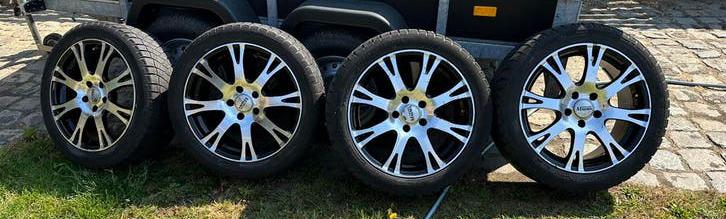 Aluminium velgen Kronprinz 17 ET35 5x112 Audi VW Skoda Seat, Ophalen, 17 inch, Band(en)