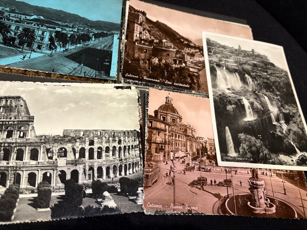 ITALIE 1950, 67 Retro Postkaarten, Verzamelen, Postkaarten | Buitenland, Ophalen of Verzenden, 1940 tot 1960, Ongelopen, Italië
