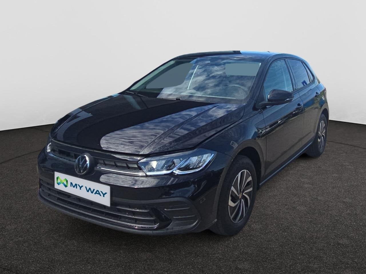Volkswagen Polo 1.0 TSI Life United OPF DSG, Automaat, Zwart, https://public.car-pass.be/vhr/c1aa7c22-9a9d-40d5-8a18-6e1ddbaffaa9