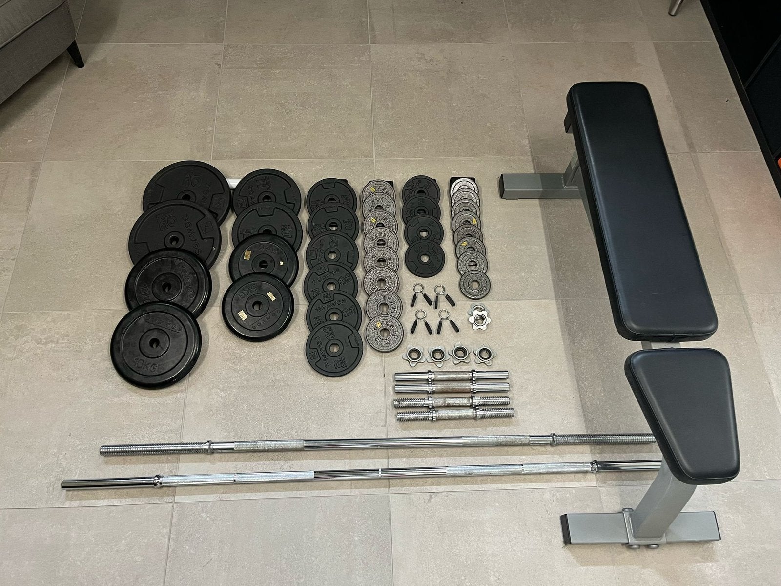 Fitness set, Ophalen, Zo goed als nieuw