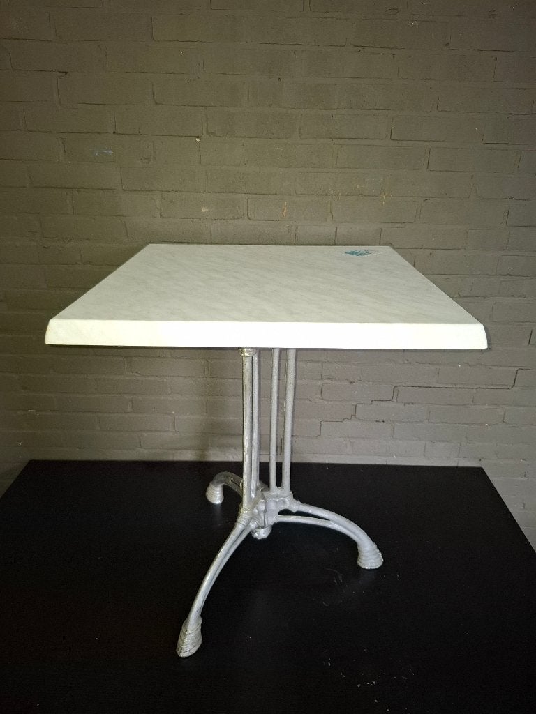 Complete Isotop Bistrotafel 60x60 - White Marble, Enlèvement, Neuf, dans son emballage, Mobilier