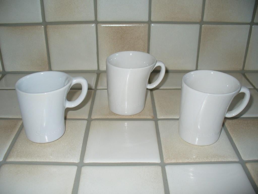 Verschillende tassen Senseo, Huis en Inrichting, Keuken | Servies, Ophalen of Verzenden, Zo goed als nieuw, Kop(pen) en/of Schotel(s)