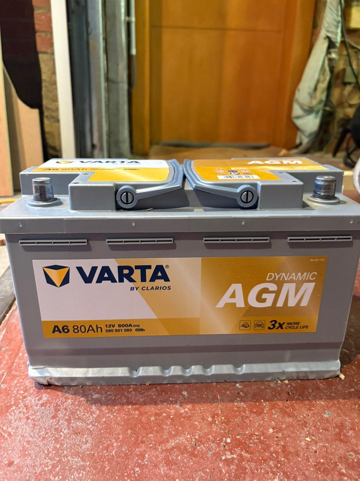 nieuwe AGM 80 AH 12V 800A autobatterij