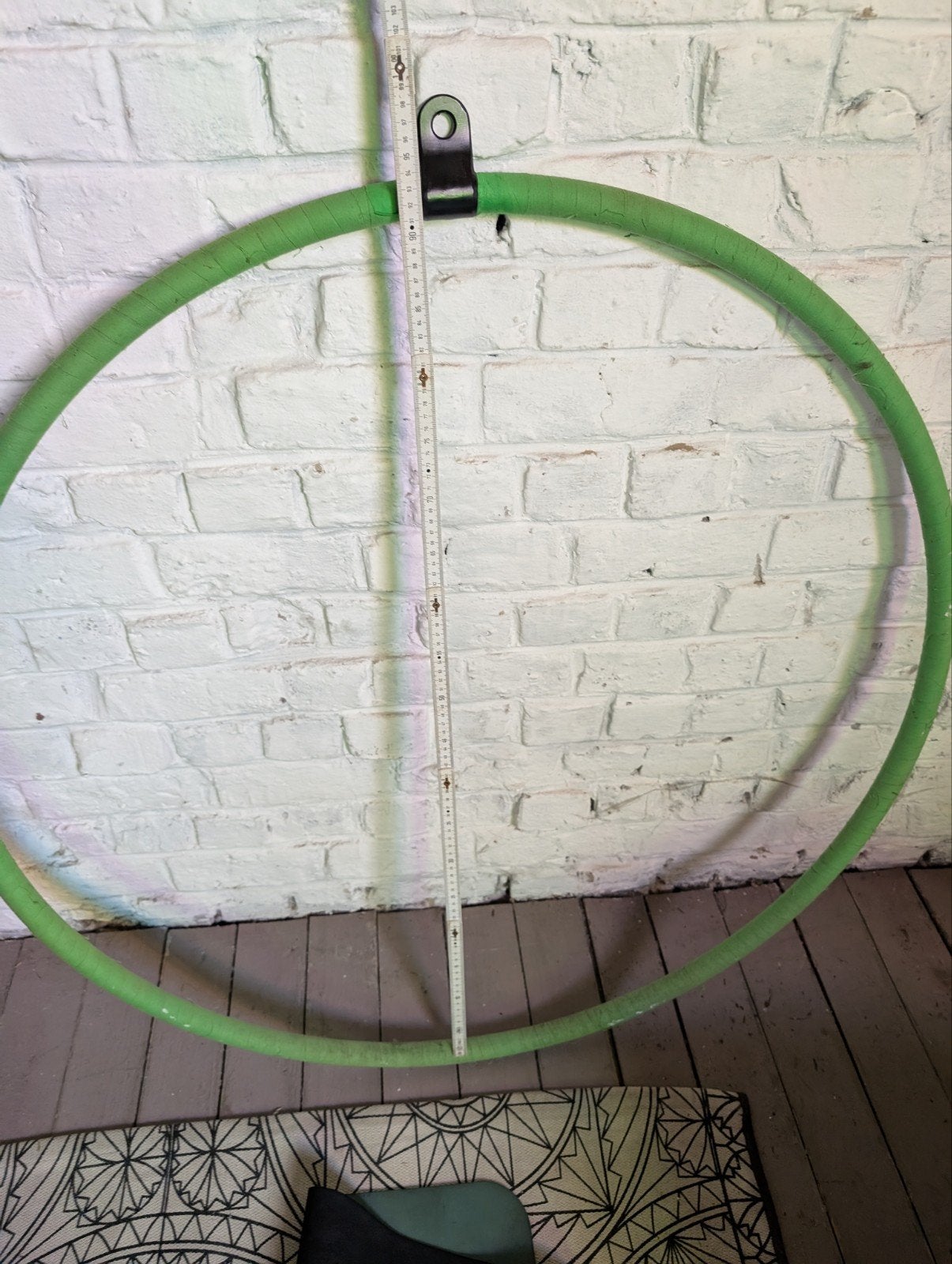 Aerial Hoop Firetoys – 90 cm – complete set met ophangmateri, Sport en Fitness, Ophalen, Zo goed als nieuw