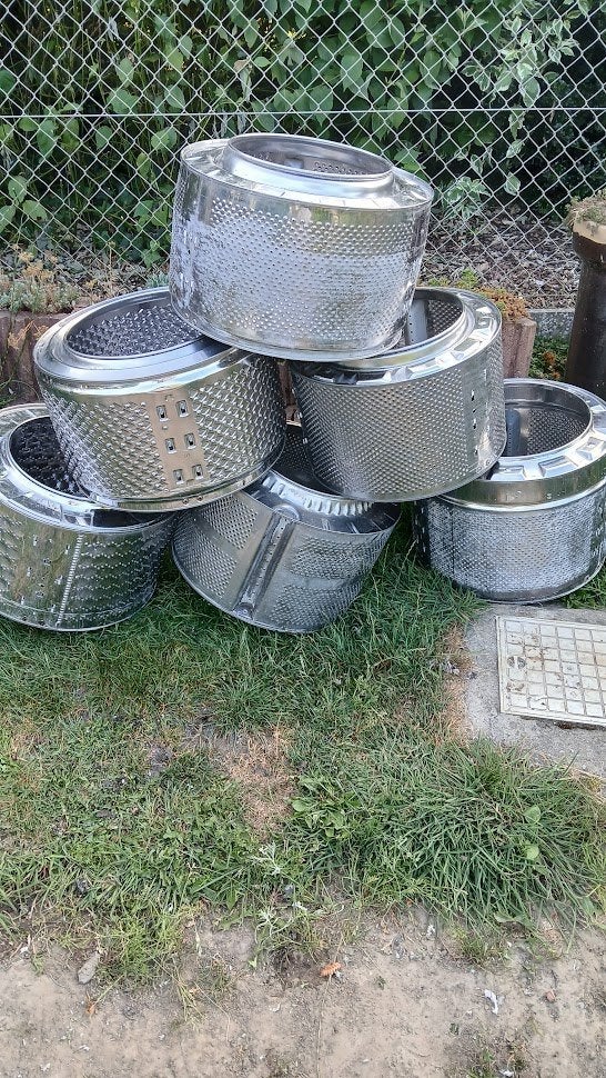 trommel van wasmachine om vuurschaal te maken 10€, Ophalen