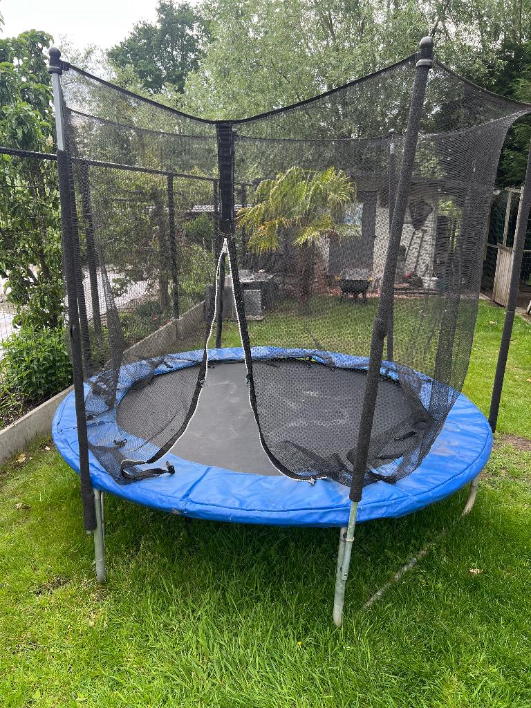 Trampoline groot + klein, Enlèvement, Utilisé