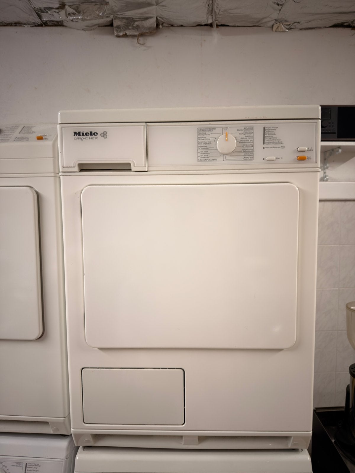 Miele Softtronic T4222C condensdroogkast, Enlèvement, Utilisé