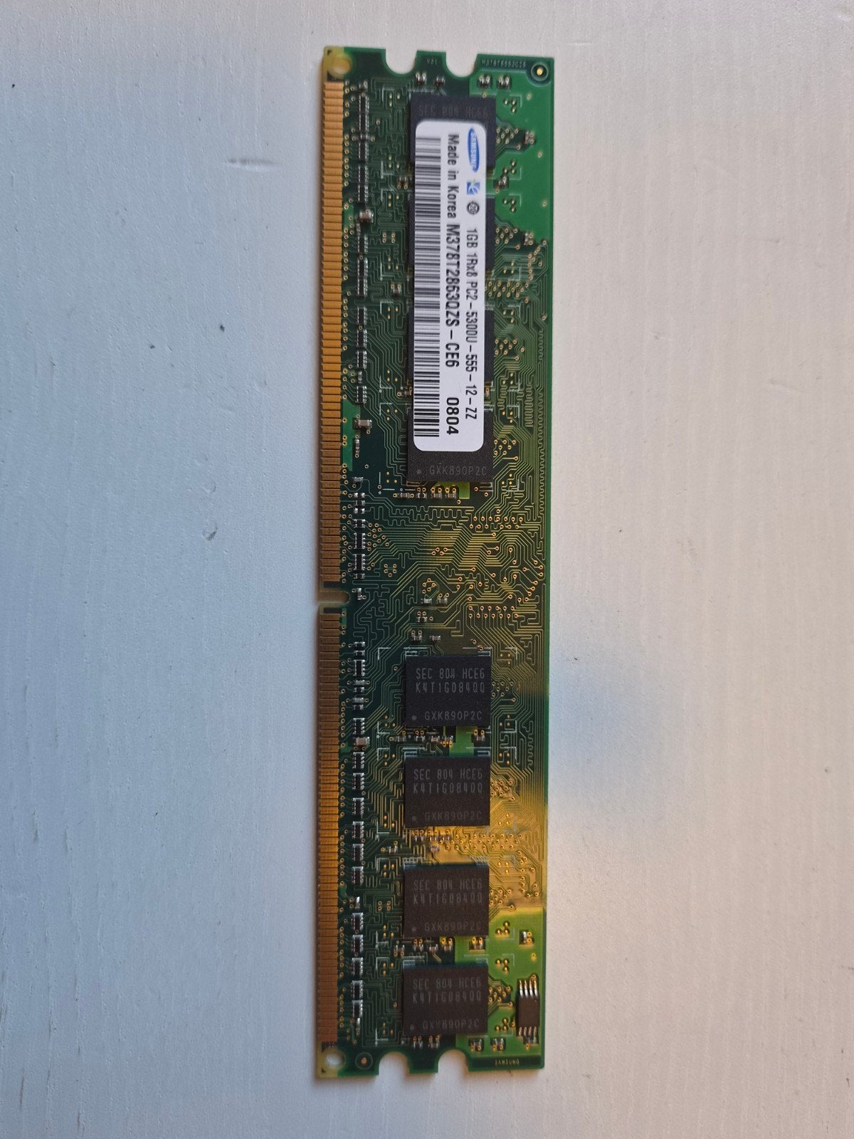 Samsung de 1 Go DDR2, Informatique & Logiciels, Enlèvement ou Envoi, DDR2