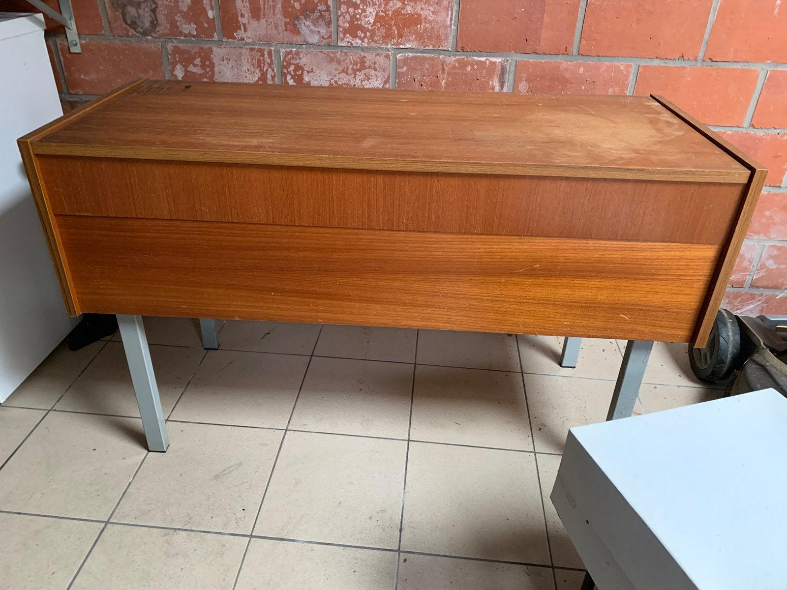 Gratis vintage barkast. Moet dringend weg!, Ophalen, Gebruikt, Vintage, Minder dan 100 cm