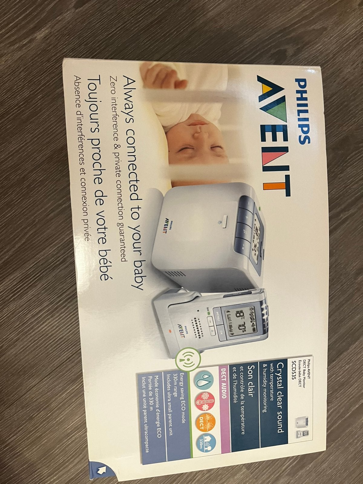 Moniteur pour bébé Avent, Enfants & Bébés, Babyphones, Enlèvement ou Envoi, Comme neuf