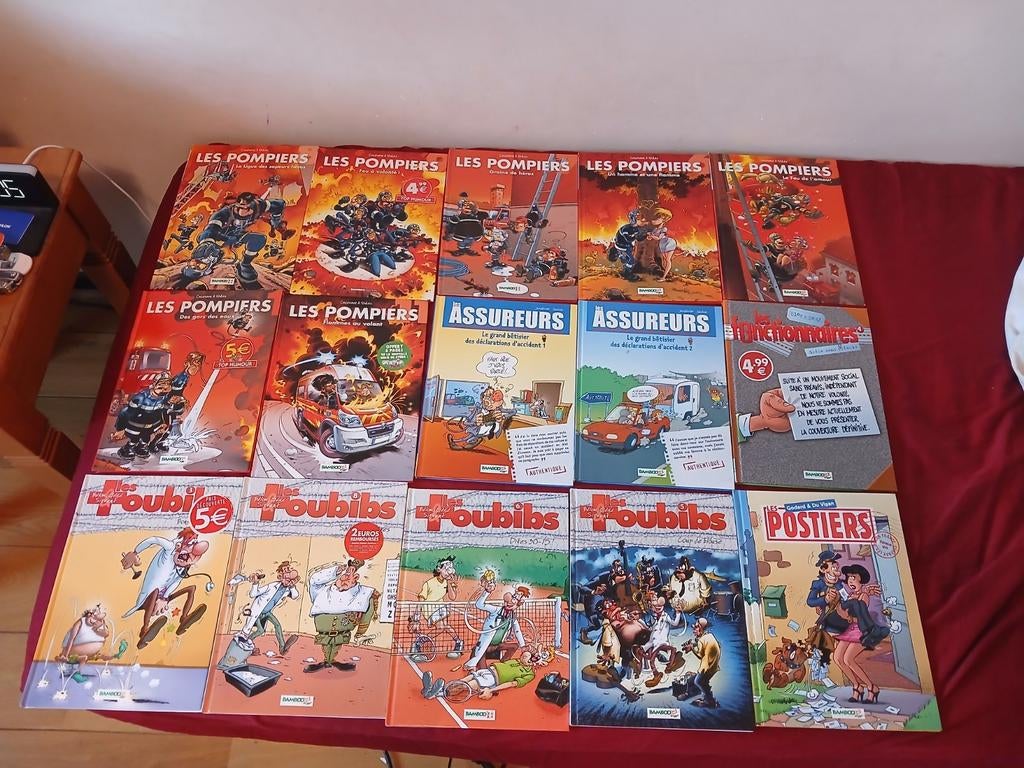 Ongeveer 50 strips uit de Bamboo-editie, Bamboo, Complete serie of reeks, Ophalen of Verzenden, Zo goed als nieuw