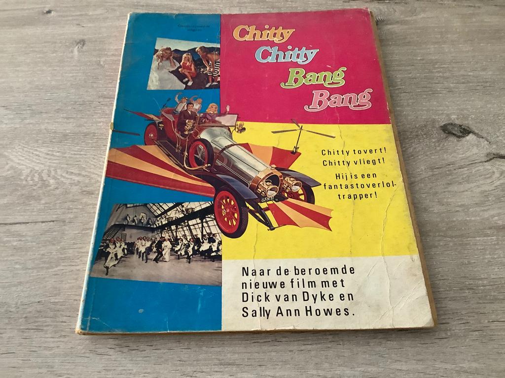 Chitty Chitty Bang Bang strip (1968), Gelezen, Dick van Dycke, Eén stripboek, Ophalen of Verzenden