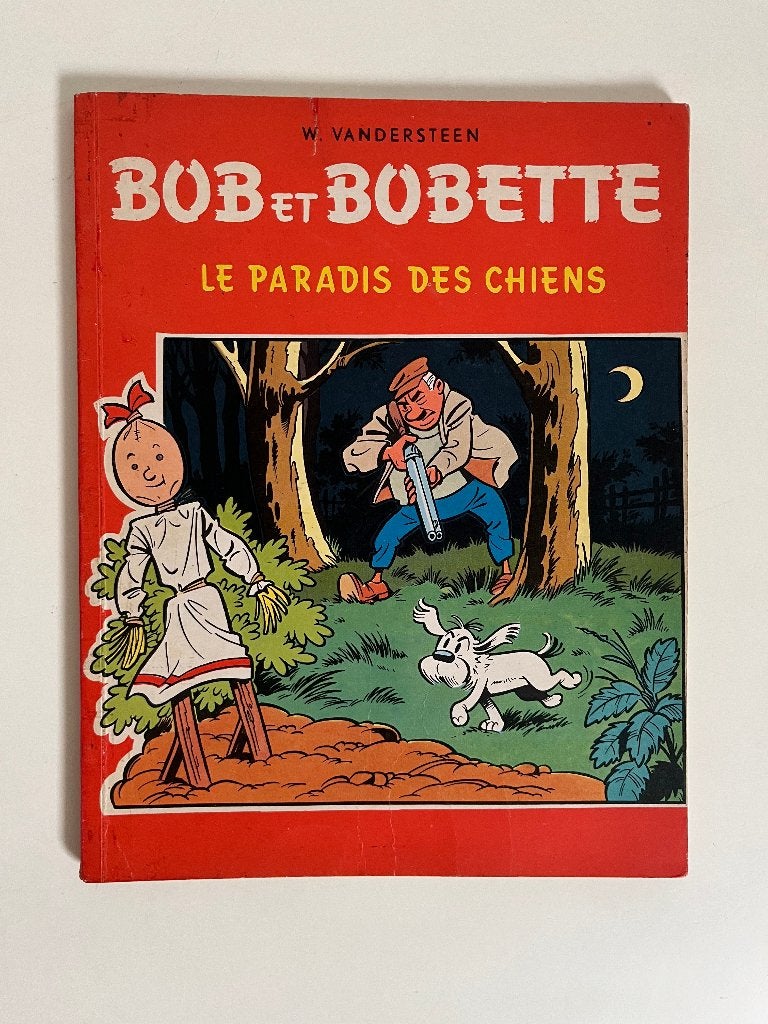 Bob et Bobette T36 - Le paradis des chiens - EO 1962, Envoi, Willy Vandersteen