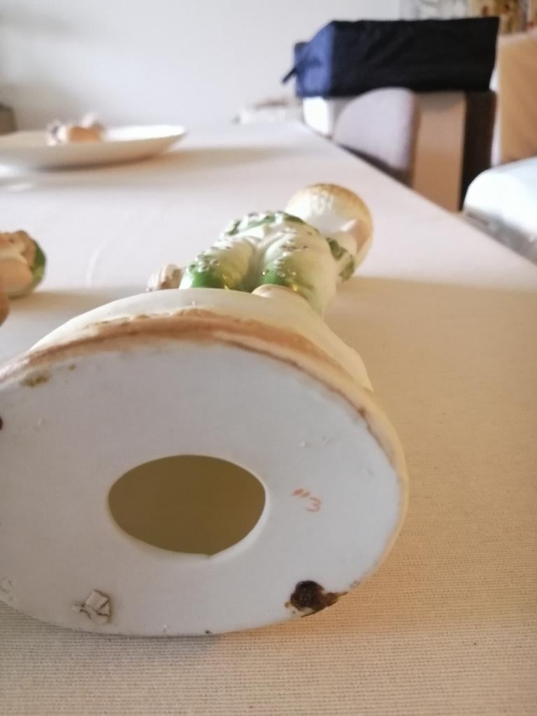 Oude biscuit beeldjes, Antiek en Kunst, Antiek | Keramiek en Aardewerk, Ophalen of Verzenden