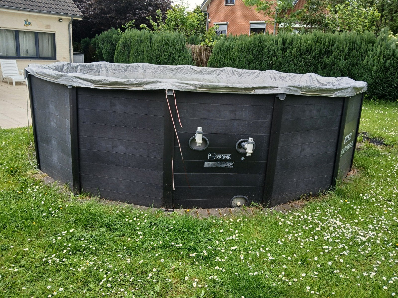 piscine 465x120  avec pompe et filtre a verre servi 2saisons, Tuin en Terras, Bubbelbaden en Hottubs, Ophalen, Filter