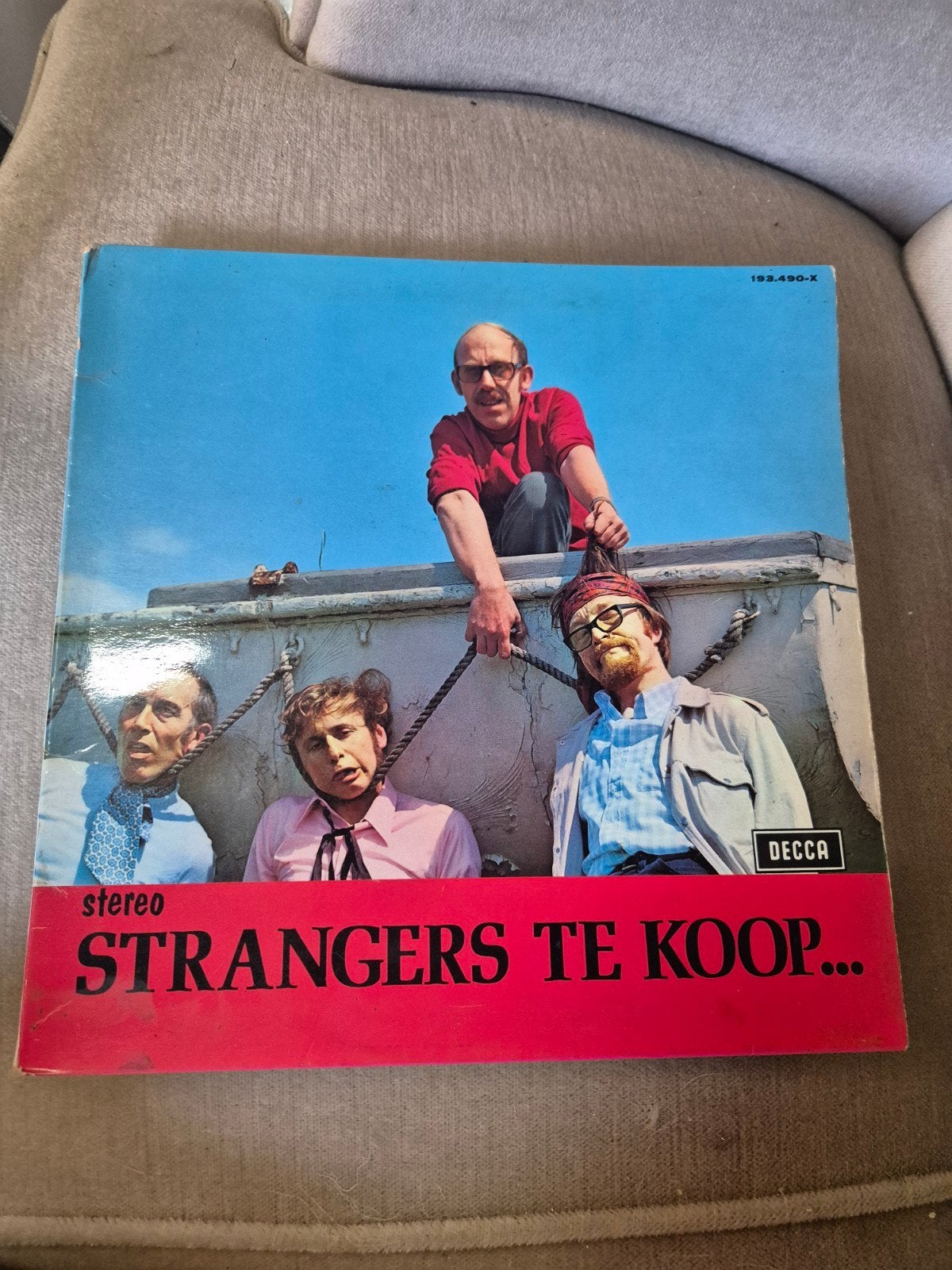 5 platen De Strangers lp's, Ophalen