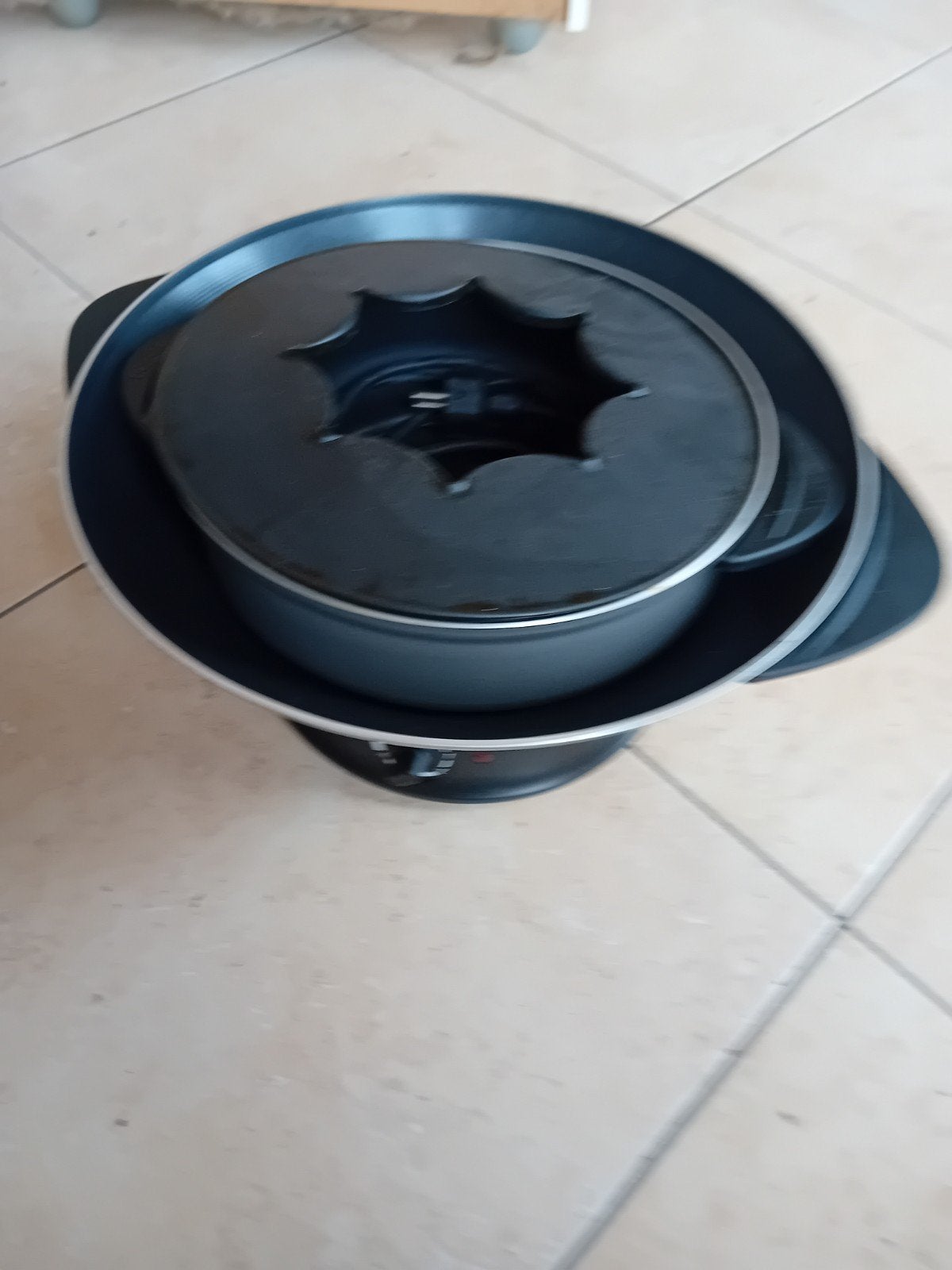 Fondue- en wokpan Tefal, Electroménager, Enlèvement, Utilisé, Électrique, Poêle à fondue