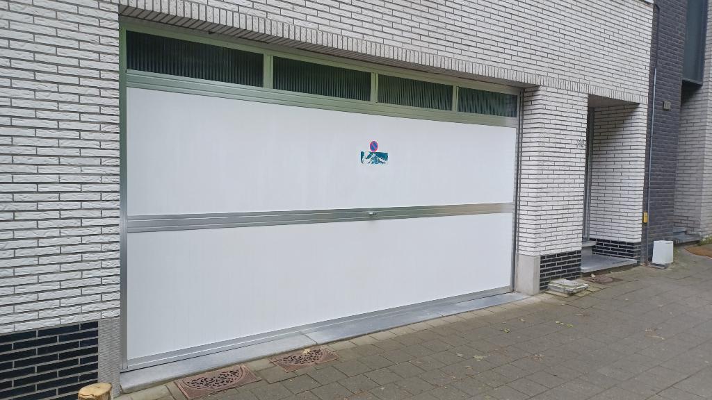 Aluminium kantelpoort, Doe-het-zelf en Bouw, Deuren en Vliegenramen, Ophalen, Gebruikt, Garagedeur, Metaal