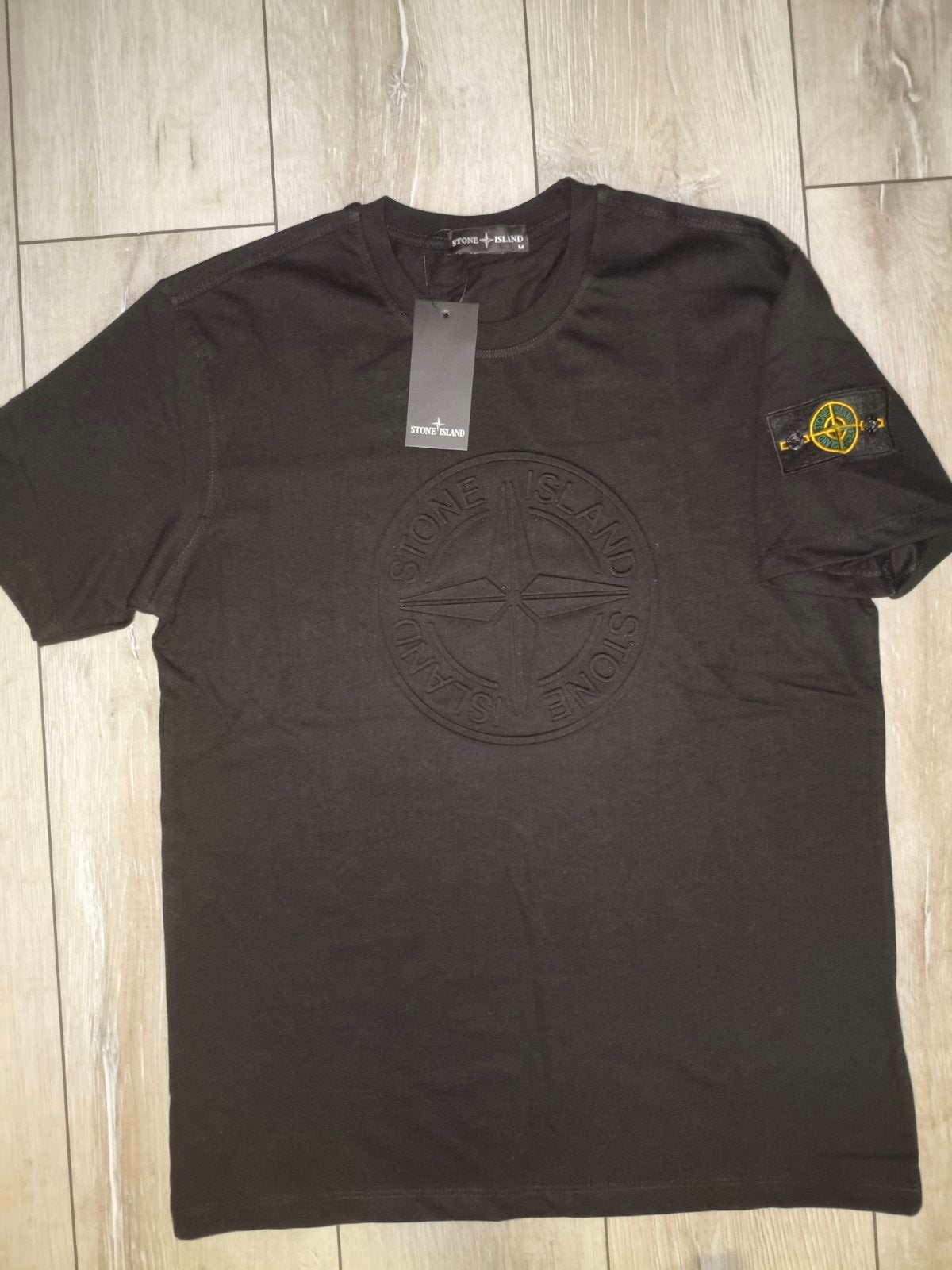 Stone island t-shirt, Maat 48/50 (M), Zwart, Nieuw, Ophalen of Verzenden