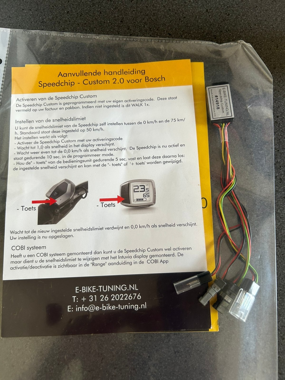 E-bike tuning chip bosch, Enlèvement ou Envoi, Comme neuf