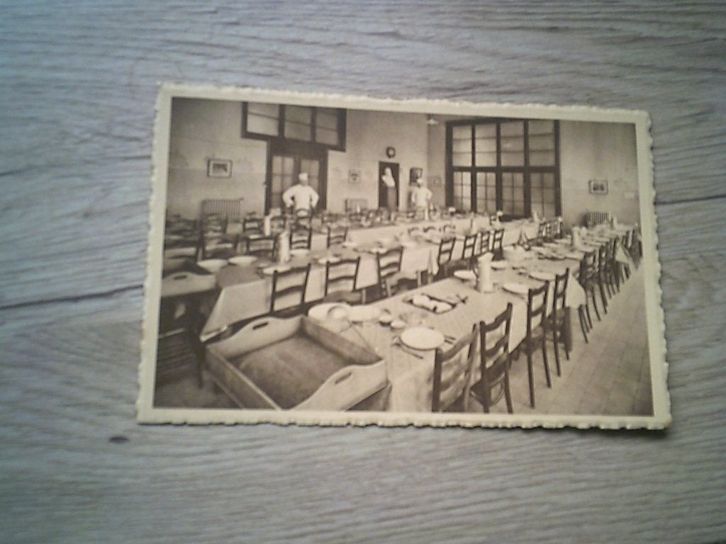 OBOURG: Sanatorium Edith Cavell - La salle à manger, Enlèvement ou Envoi, Avant 1920, Non affranchie, Hainaut