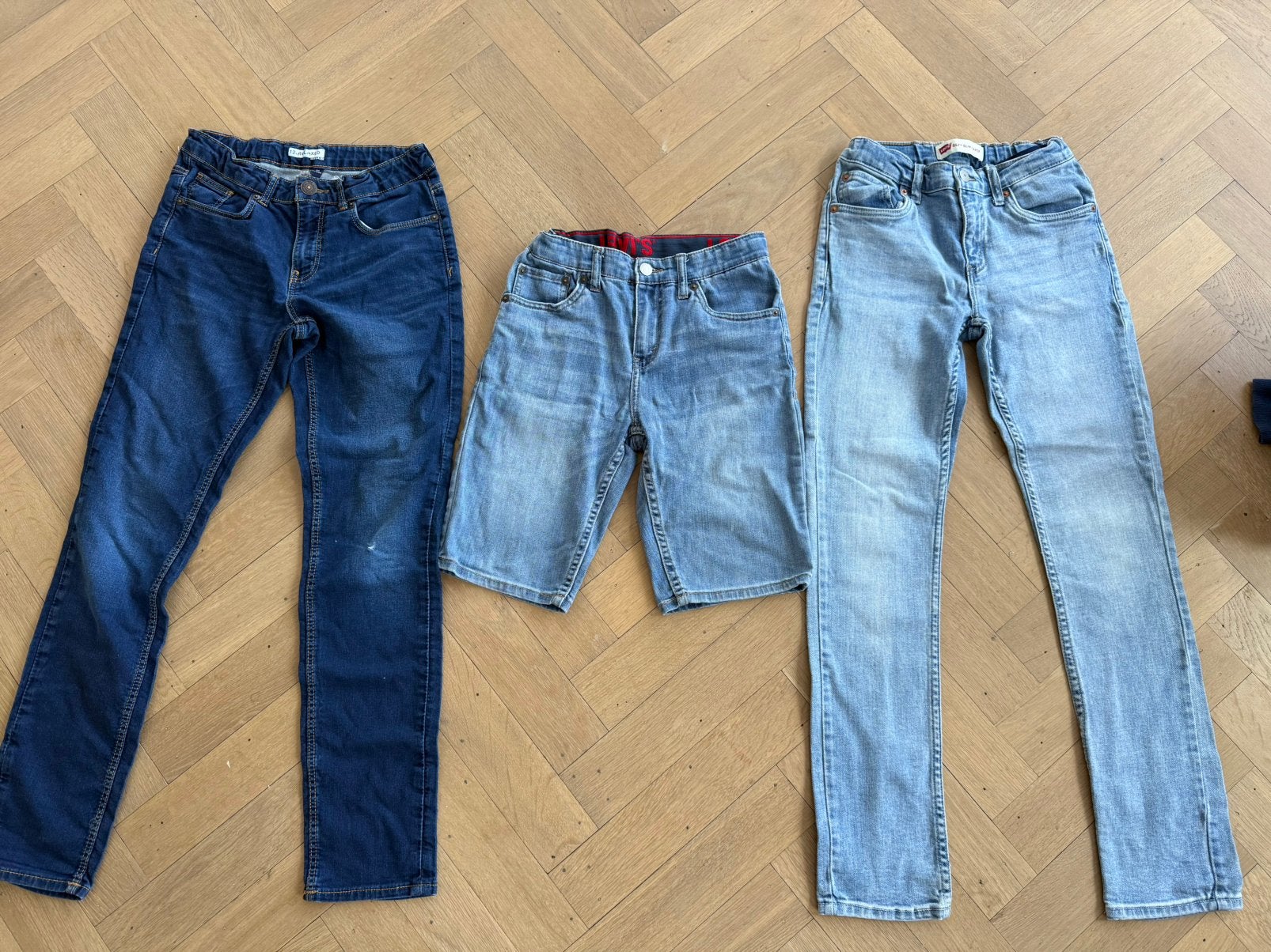 Lot jeans jongens - size 152-158 (12 jaar), Enlèvement, Utilisé