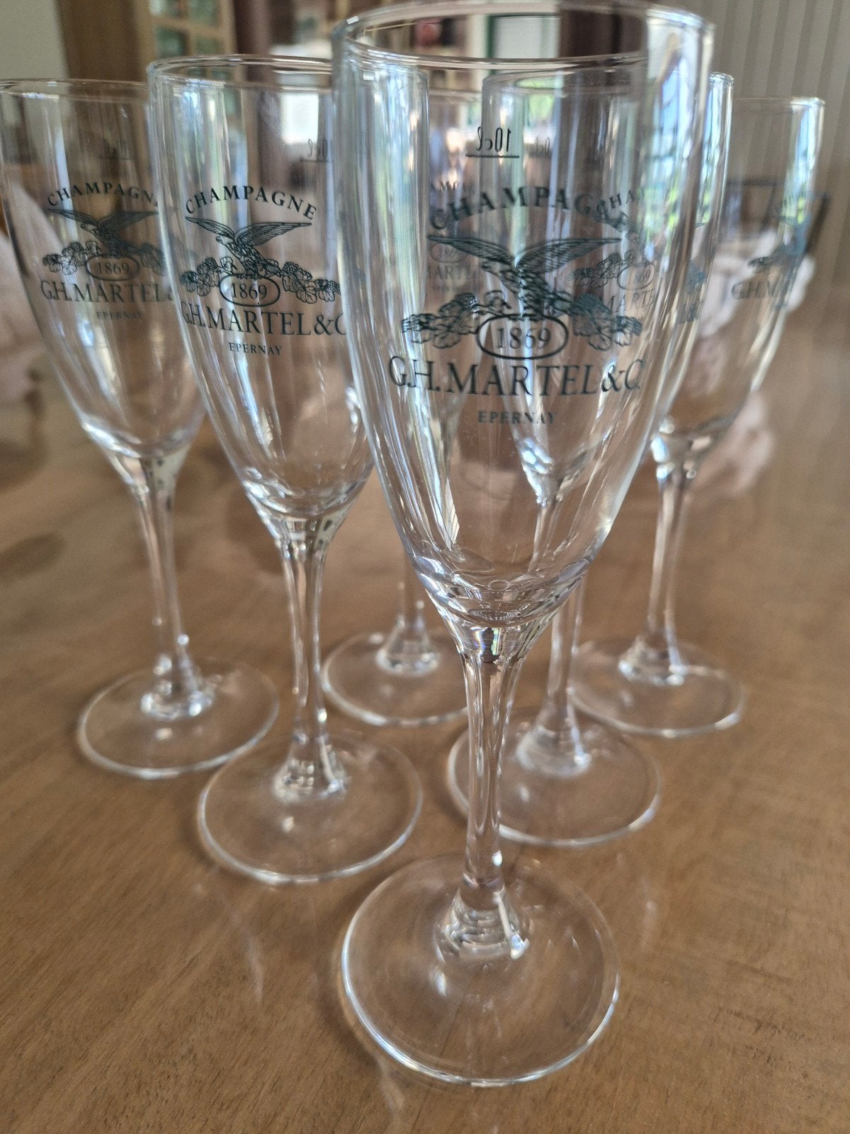 G.H.Martel&C champagnefluiten, Ophalen of Verzenden