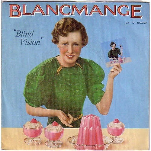 single BLANCMANGE : Blind Vision, Cd's en Dvd's, Vinyl | Overige Vinyl, Fotohoes, 7 inch, 1980 - 1989, Ophalen of Verzenden