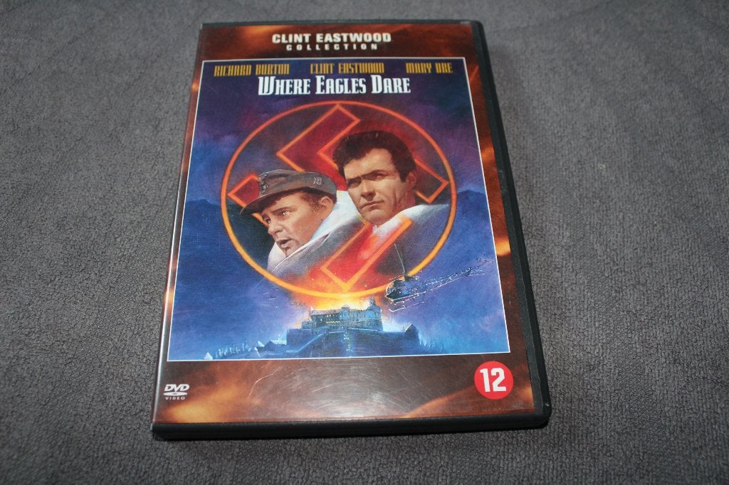 DVD Where Eagles Dare, Nederlands, Actie, Ophalen of Verzenden, Vanaf 12 jaar
