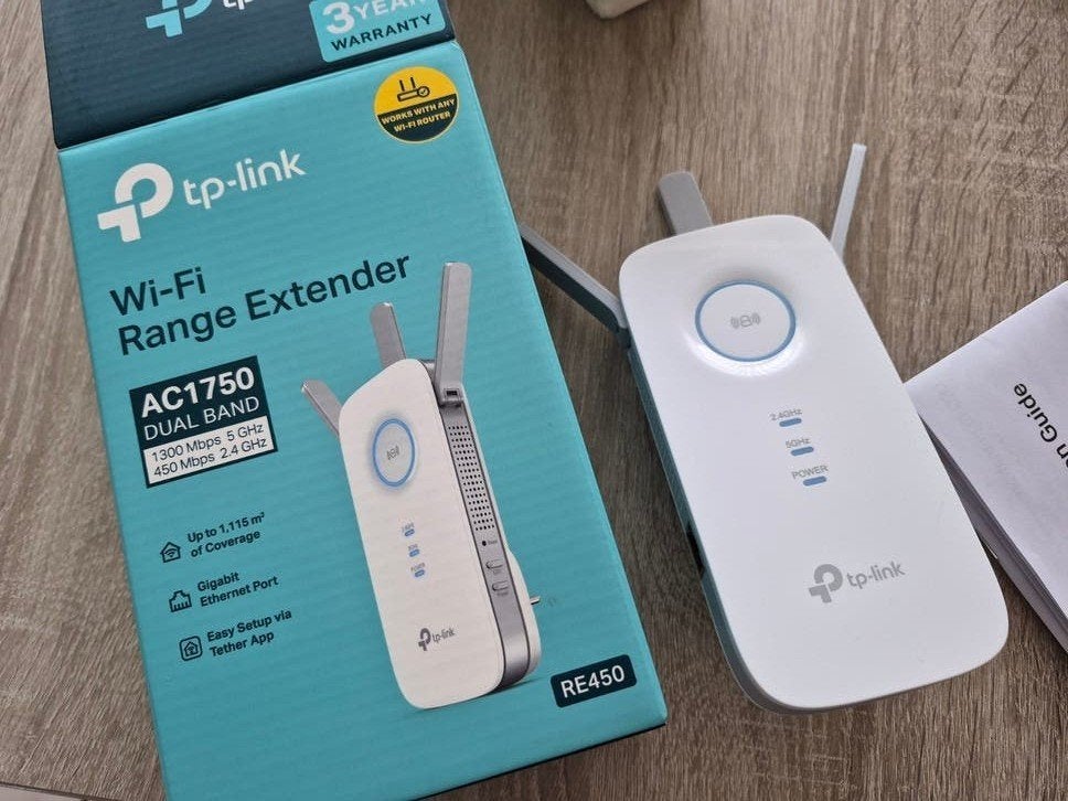 TP-Link RE450, Computers en Software, Netwerk switches, Ophalen of Verzenden, Zo goed als nieuw