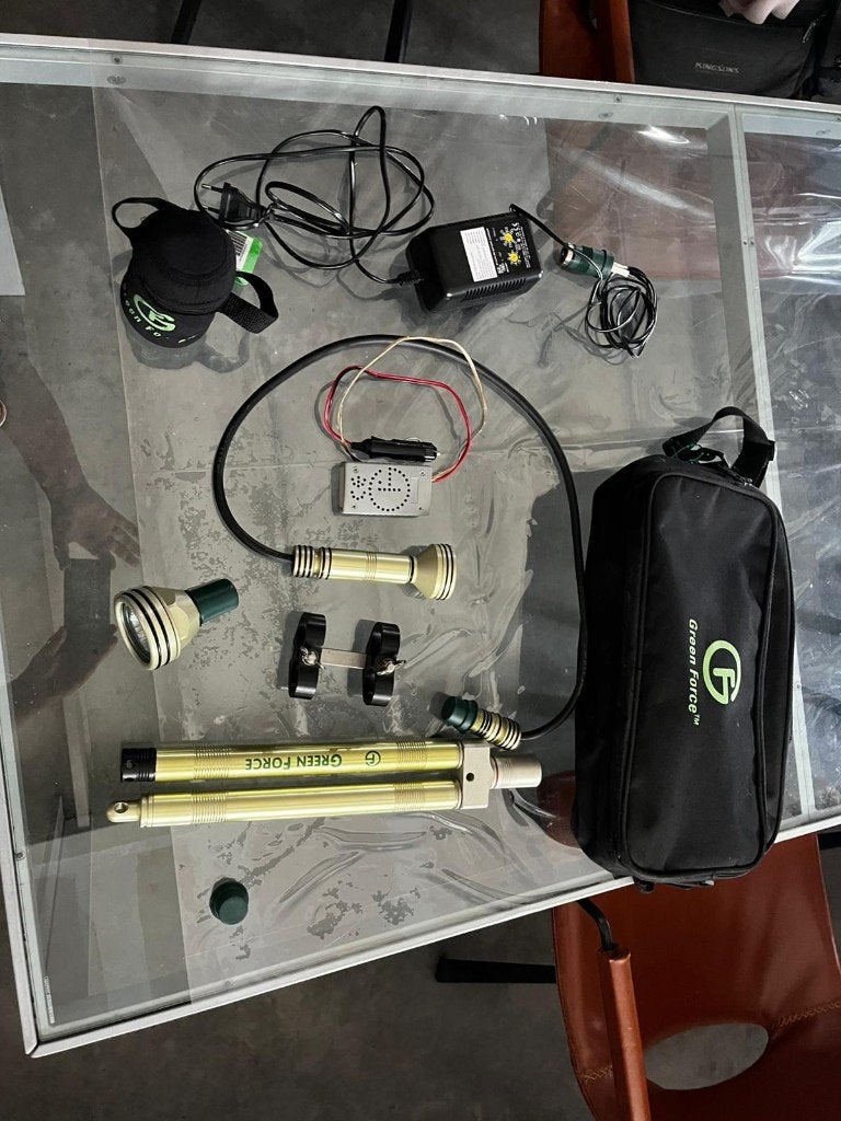 GREENFORCE DUIKLAMP, Ophalen of Verzenden, Gebruikt, Duiklamp