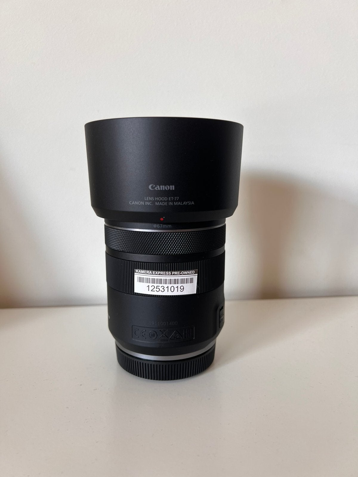 Canon RF 85mm F/2 Macro IS STM occasion, Ophalen, Canon, Canon RF, Zo goed als nieuw