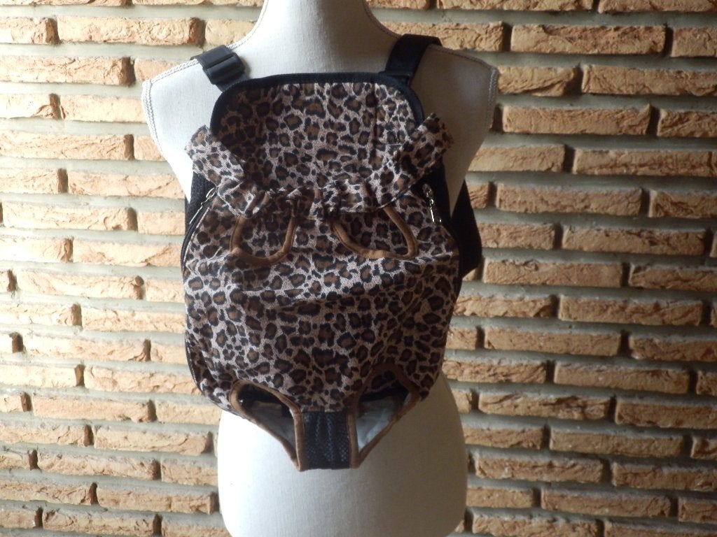 (3) -sac de transport pour petit chien brun noir t.M  neuf -, Ophalen of Verzenden, Nieuw
